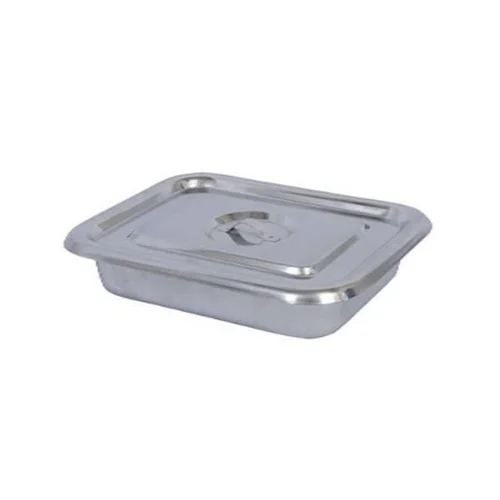 SS 304 Polished Instrument Tray, 12x10 Inch