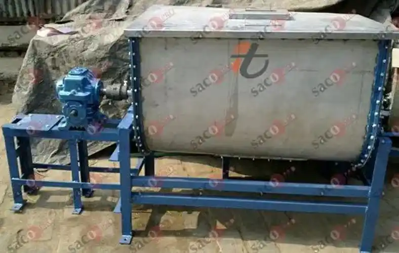 SS 304 U Shape Drum Mixer