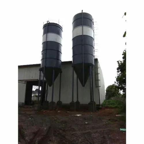 SS Cone Bottom Fly Ash Silo, 3500mm Diameter