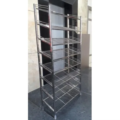 SS Hotel Restaurant Kitchen Rack, Silver