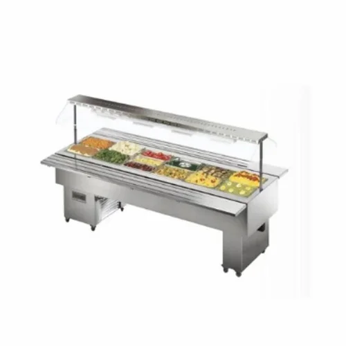 SS Salad Counter Sneeze Guard