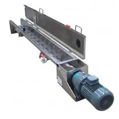 SS Spiral Screw Conveyor Machine