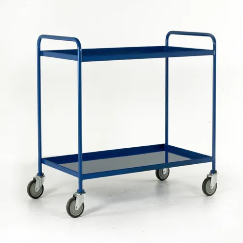Stainless Steel 2 Shelf Trolley