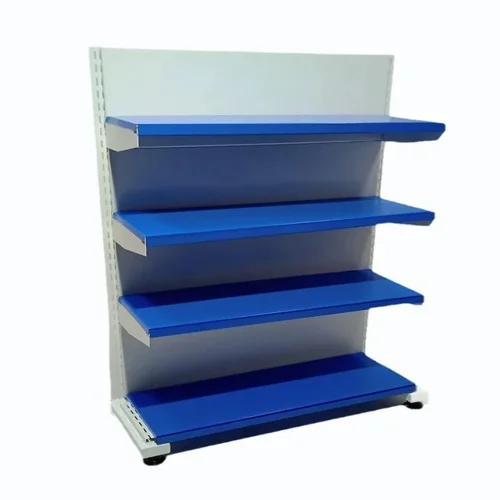 Stainless Steel 4-Shelf Book Rack
