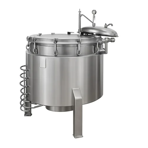 Stainless Steel 500L Single Jacket Steam Cooker Machine