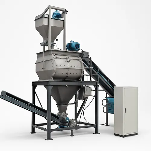 Stainless Steel Auto Twin Shaft Blender