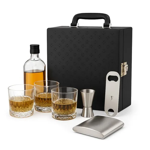 Stainless Steel Bar Set Boxed