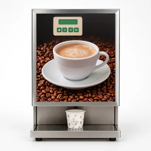 Stainless Steel Coffee Vending Machine Rental