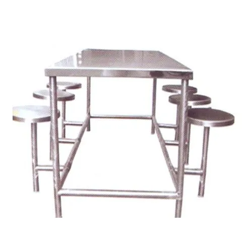 Stainless Steel Dining Table, SS306 Grade