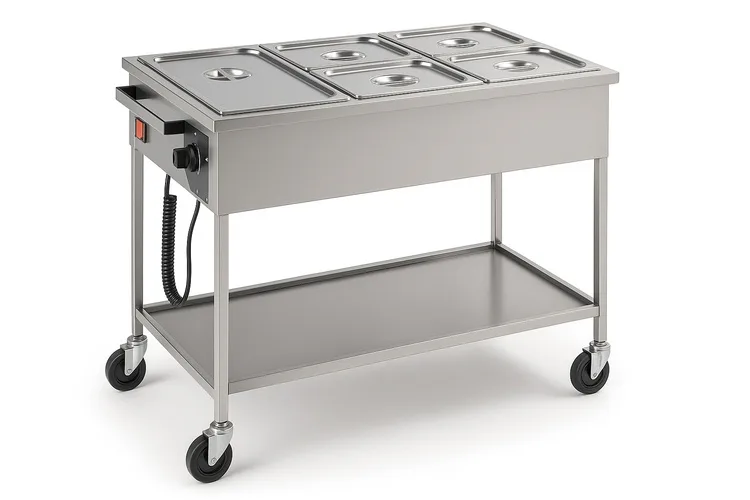 Stainless Steel Food Serving Machine