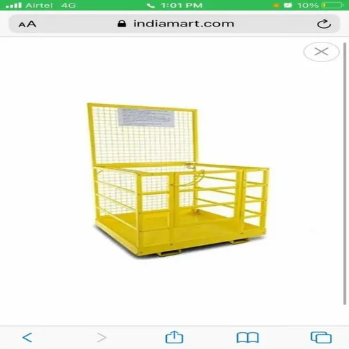 Stainless Steel Forklift Safety Cage, 4x4
