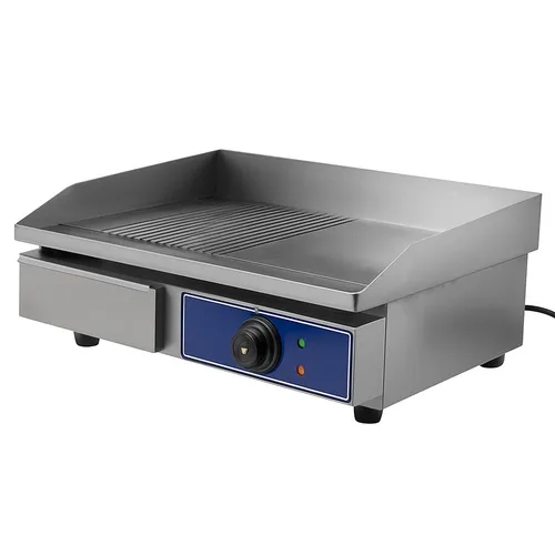 Stainless Steel Half Grooved Grill Machine