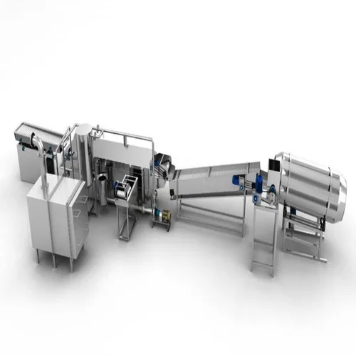 Stainless Steel Mini Potato Chips Plant 50 Kg/Hr