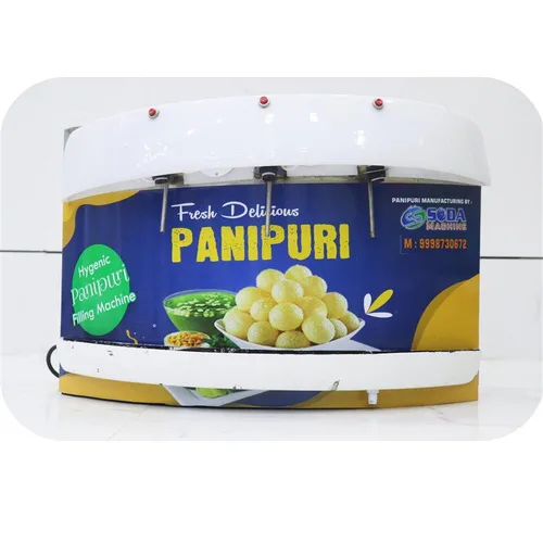 Stainless Steel Pani Puri Machine 3 Nozzle