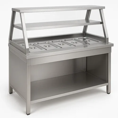 Stainless Steel Restaurant Display Counter
