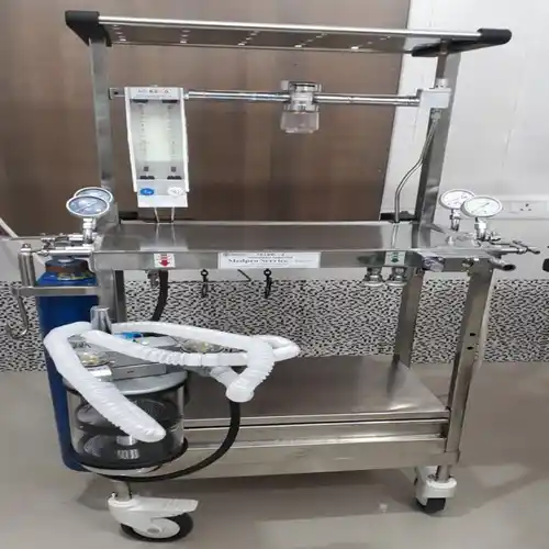 Stainless Steel Trolley Anaesthesia Machine