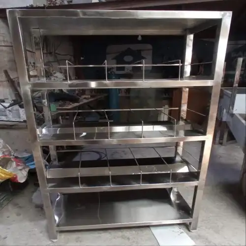 Stainless Steel Wire Plate Shelving