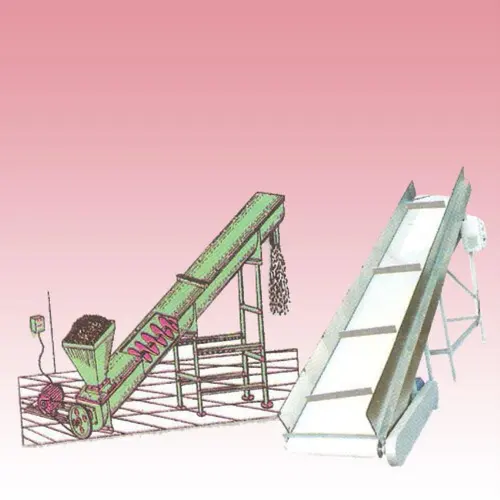 Stainless Steel Worm Belt Conveyor Machine