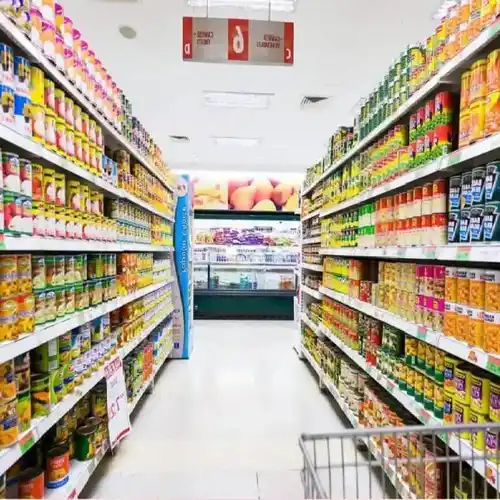 Steel Supermarket Shelving