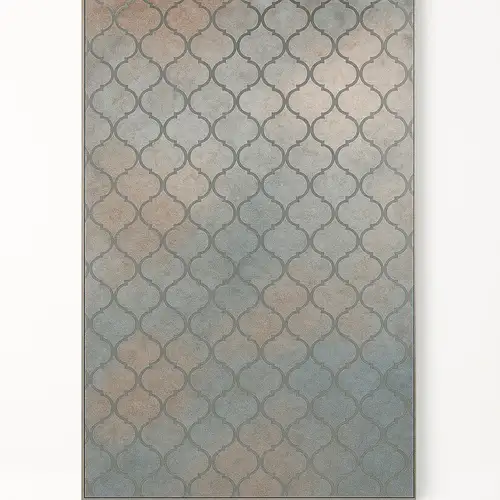 Stelio 8x4 ft Matte Liquid Metal Art Panel - 6mm