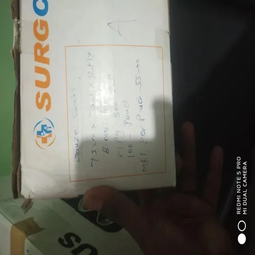 Sterile Gauze Swabs - White