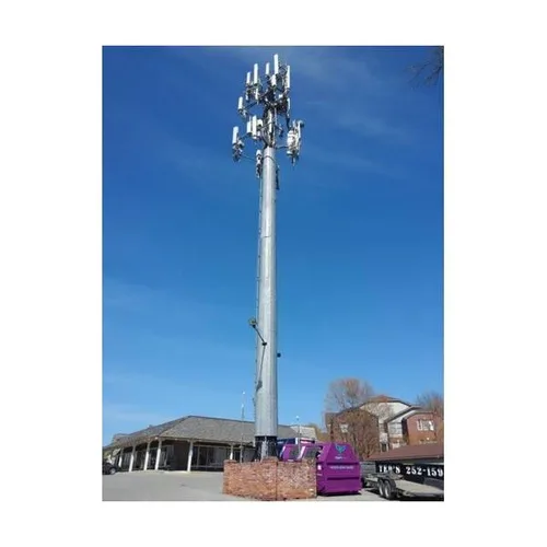Structural Steel Monopole Telecom Tower