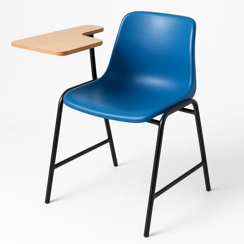 Student Plastic Chair with Writing Pad