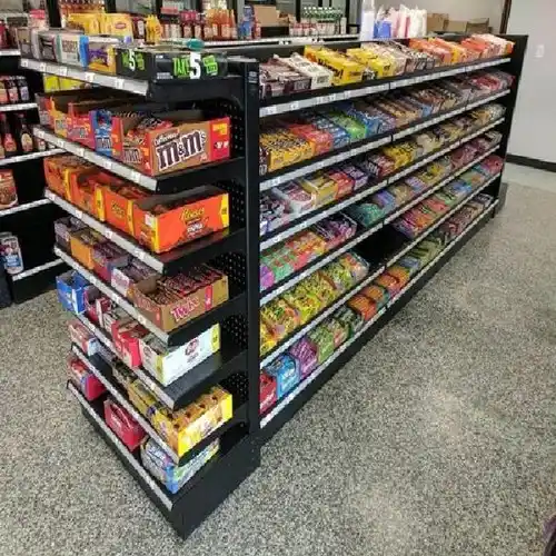 Supermarket Snacks Display Rack