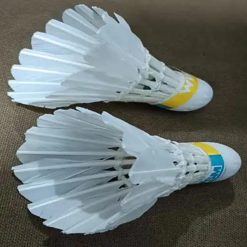 Synthetic White Badminton Shuttlecock