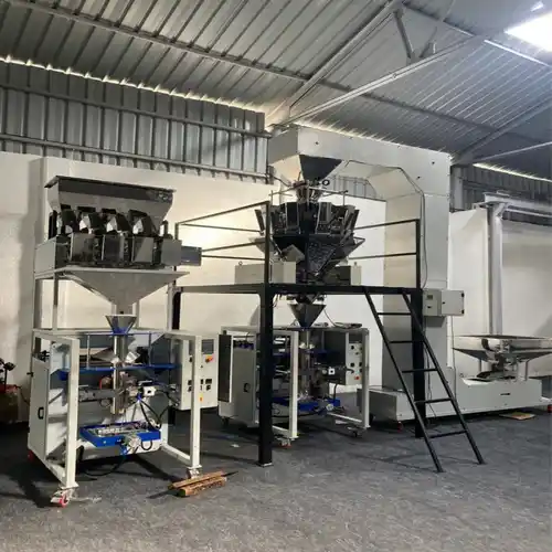 Three Phase Potato Chips Packer, Automatic