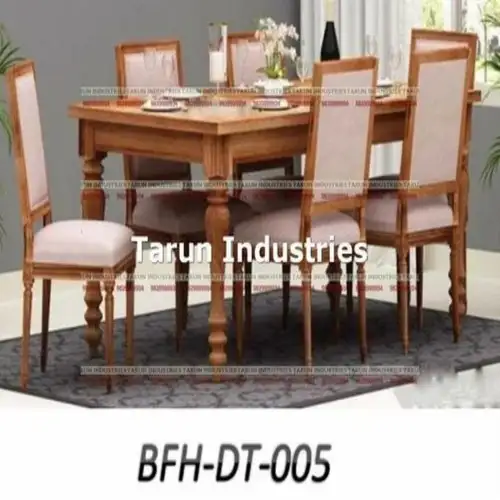 TiBFH DT 005 Wooden Dining Table Set