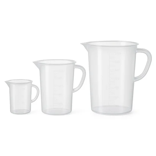 Transparent PP Measuring Jugs, 500ml Pack