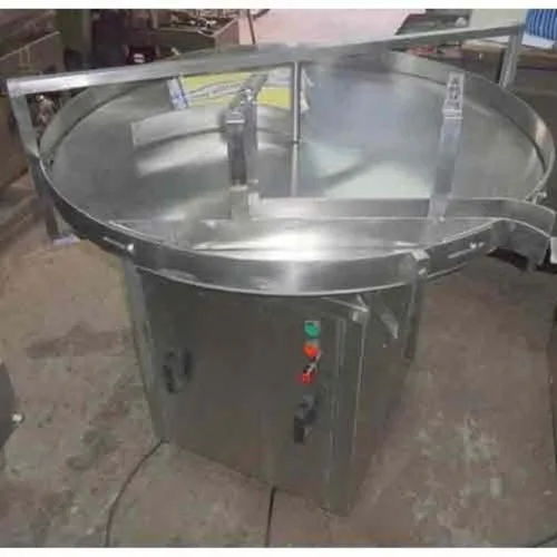 Turntable Bottle Unscrambler Machine