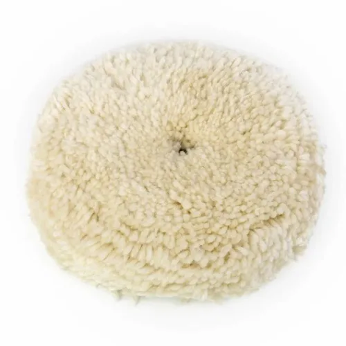 Twisted Wool Buffing Pad, White