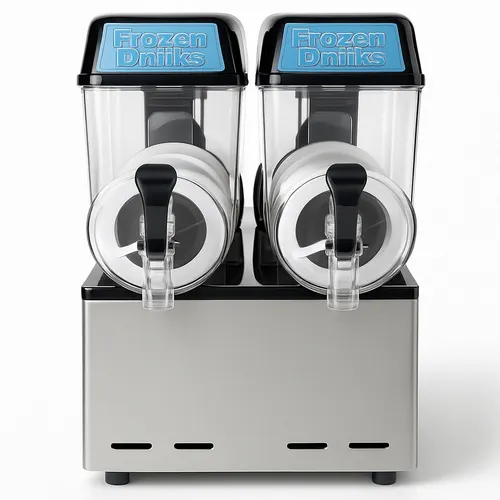Two Flavor Juice Dispenser Slush Machine
