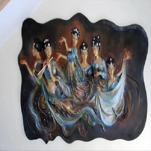 Welcome Lady Fiber Wall Mural