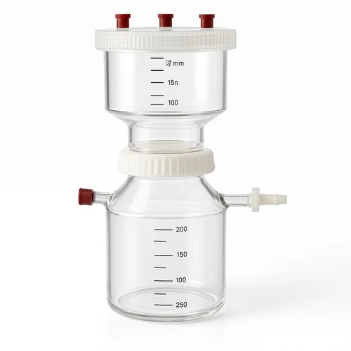 White 47mm Membrane Filter Holder