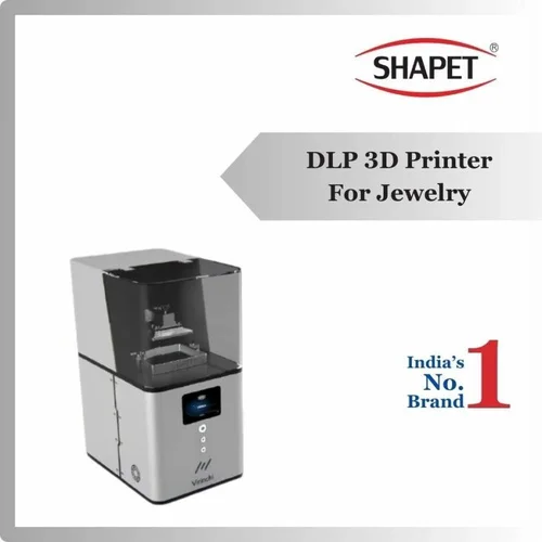 White Aluminum DLP 3D Printer for Jewelry