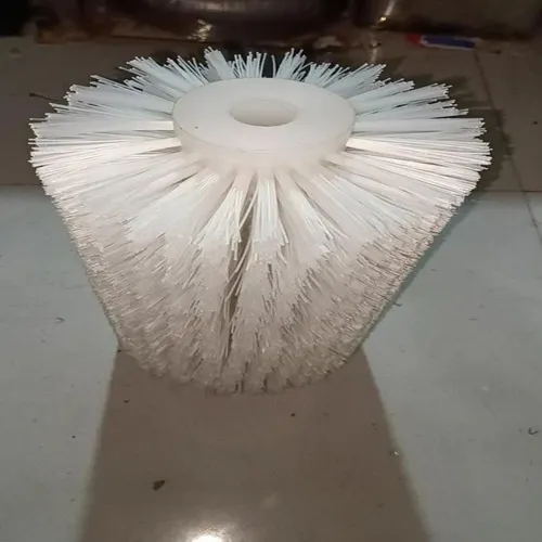 White Industrial PVC Brush Roller 8 inch