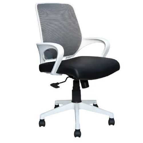 White Low Back Chair