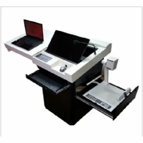 White Metal Digital Podium DGB2500 for Offices