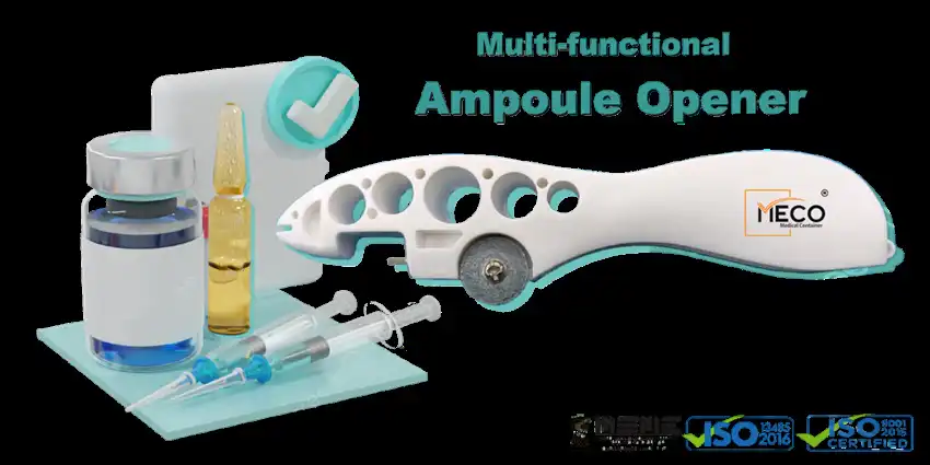 White Plastic Multi-functional Ampoule Opener
