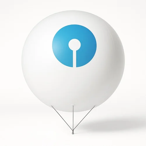 White PVC Round Sphere Inflatable Advertising