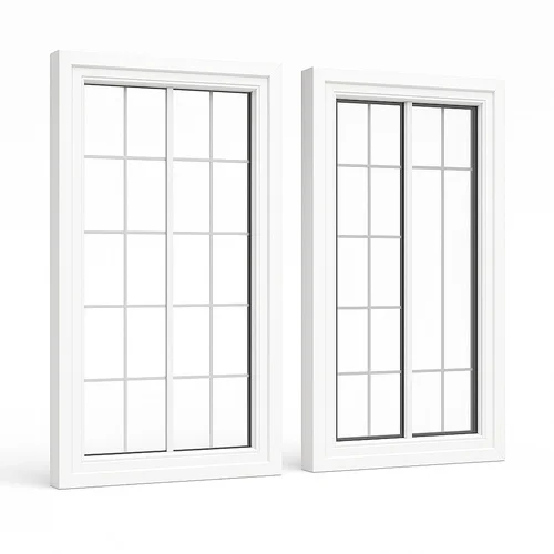 White PVC Ventilation Louvers