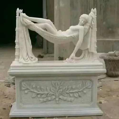 White Sandstone Exterior Statue