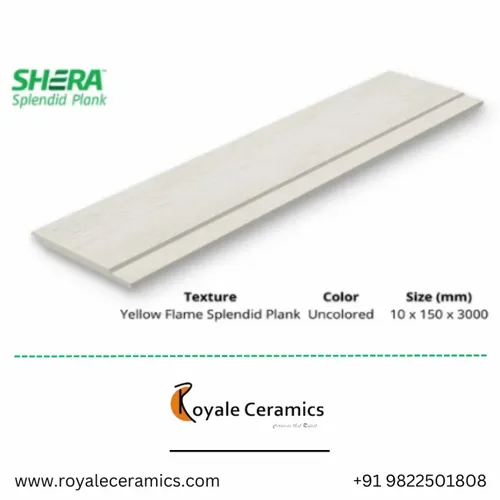 White Shera Rectangular Cladding Plank