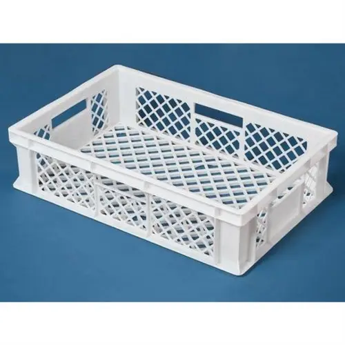 White Solid Box Plastic Moulded Crates