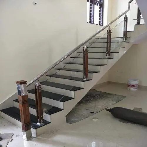 Wood and Glass Column