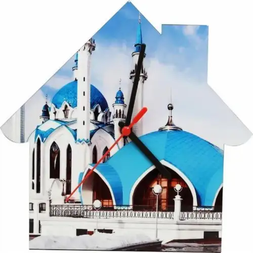 Wood Decorated Clock