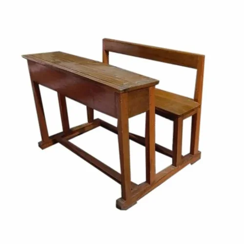 Wooden School Seating Benches, 3 Seat